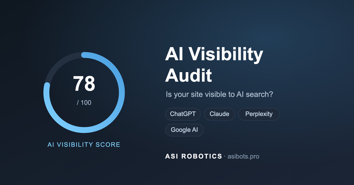 AI Visibility Audit
