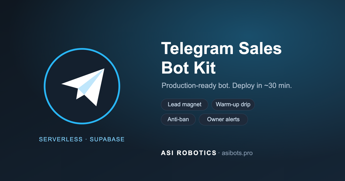 Telegram Sales Bot Kit